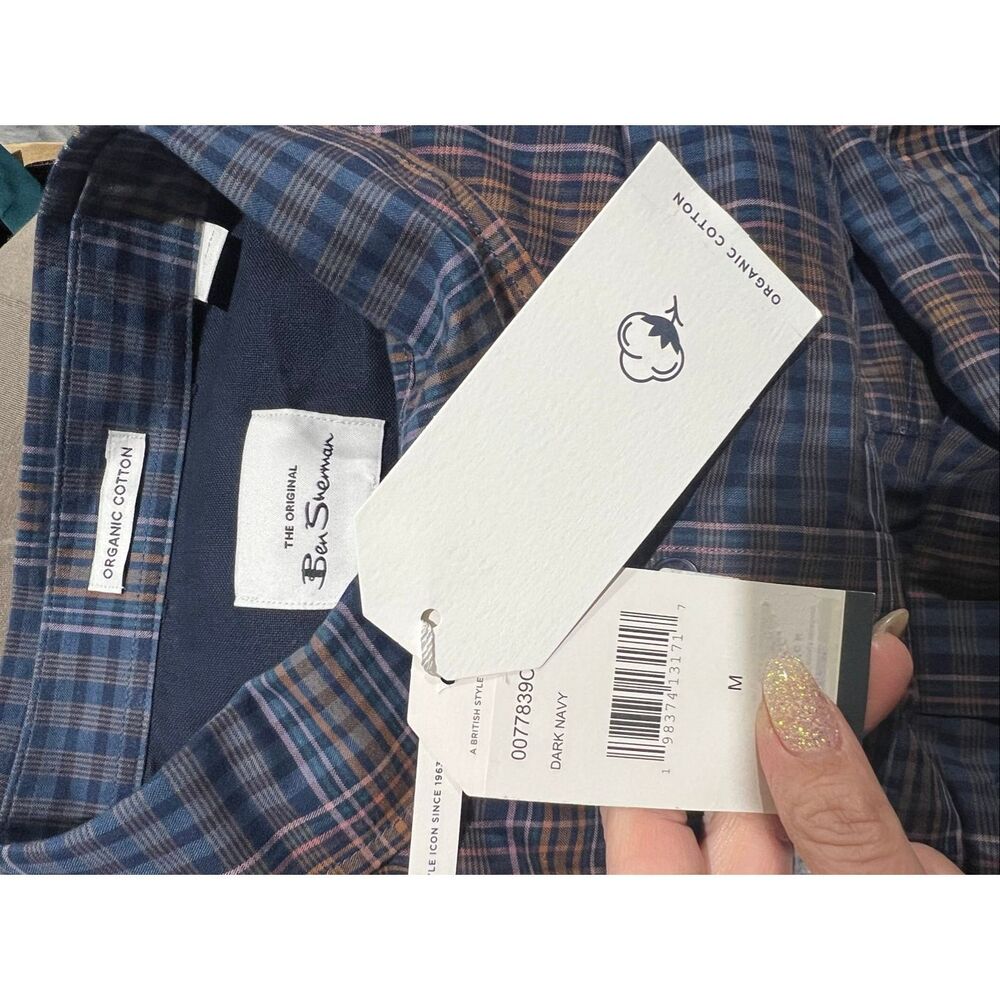 Ben Sherman NWT Regular-Fit Check Button-Down Shi… - image 4